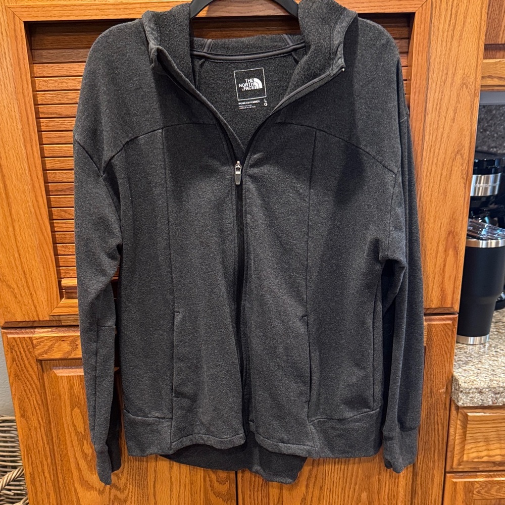 The North Face Dark Gray Full-Zip Hoodie
